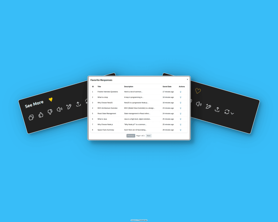 ChatGPT Response Manager Extension