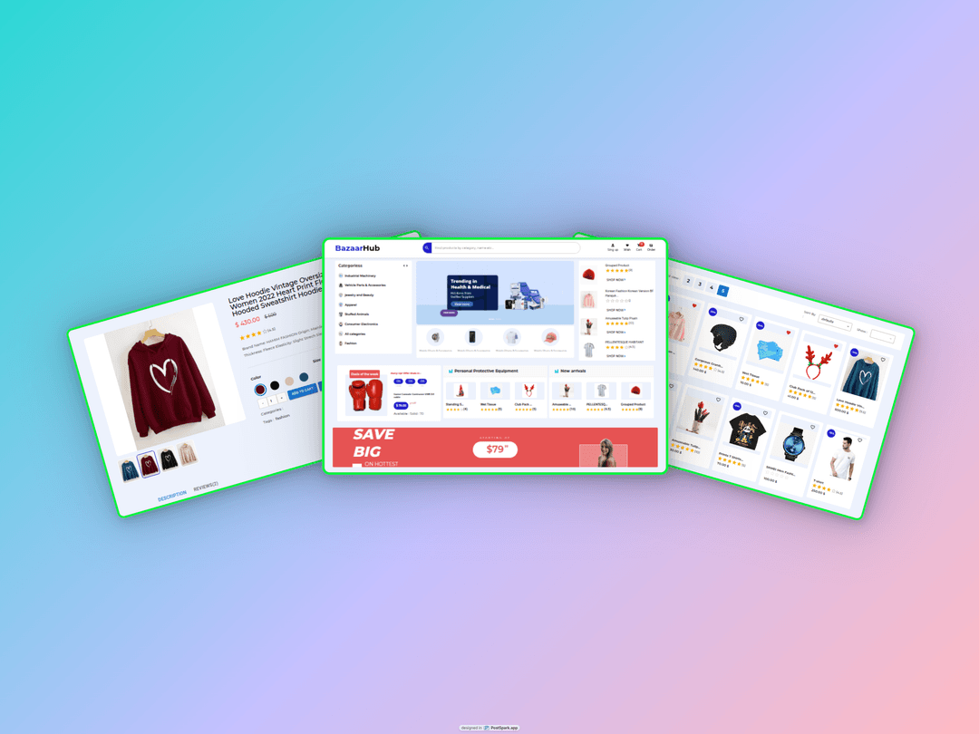 BazaarHub – Full-Stack Marketplace for Vendors